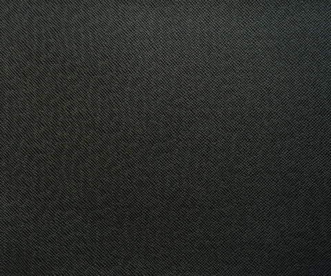 Black PVC Artificial Leather For Belts / Stationary With High Tear Strength