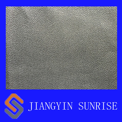 Tear Resistant Black Polyester Sofa Synthetic Leather For Car Seat