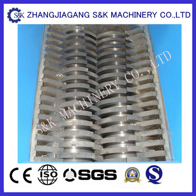 Low Speed Double shaft Plastic shredding equipment  For Rubber