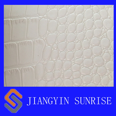 Scratches Resistance Washed PU Faux Leather Fabric With ROHS 0.6-1.4 mm
