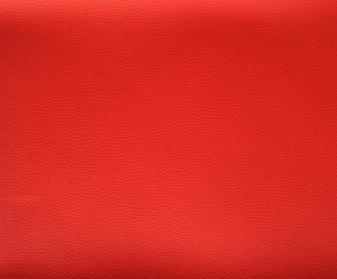 Red Seat Cover Faux Leather Auto Upholstery Fabric With Matt Effect , ISO